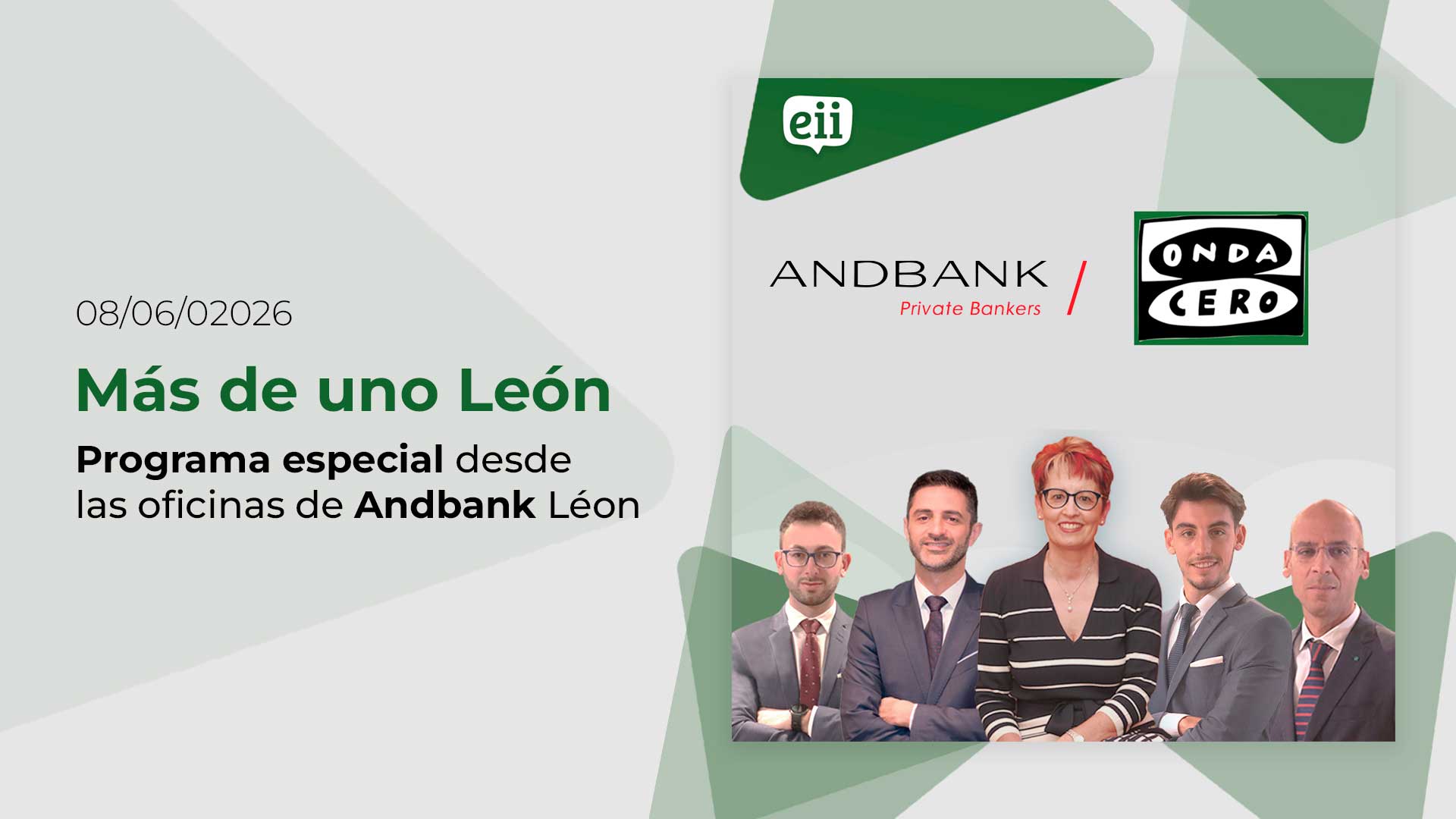 Onda Cero desde las oficinas de ANDBANK LEÓN - Programa especial 2026